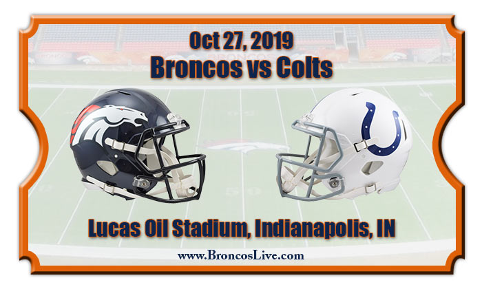 Denver Broncos Vs Indianapolis Colts Football Tickets