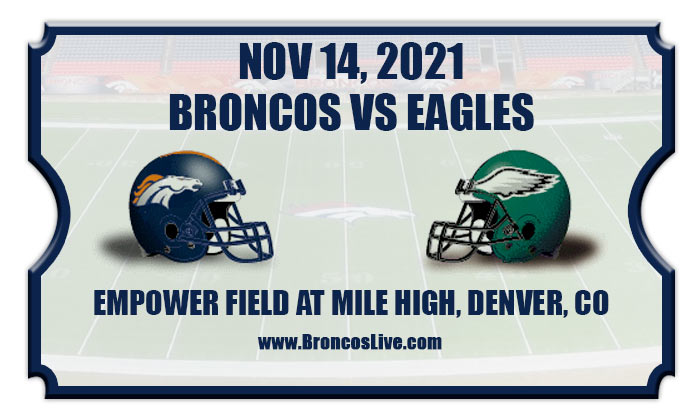 2021 Broncos Vs Eagles