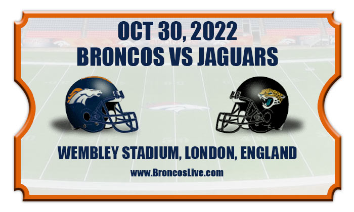 Denver Broncos vs. Jacksonville Jaguars Preview (10/30/22