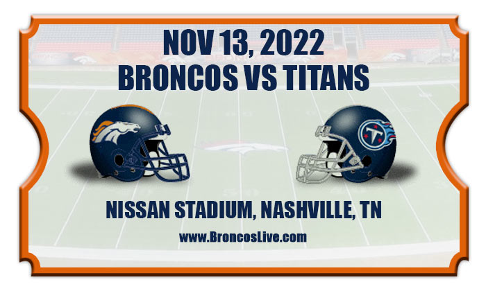 2022 Broncos Vs Titans