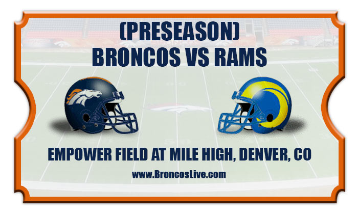 2023 Broncos Vs Rams