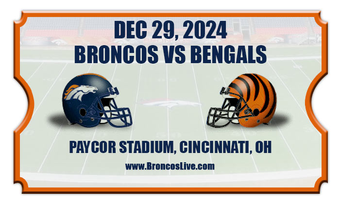 2024 Broncos Vs Bengals