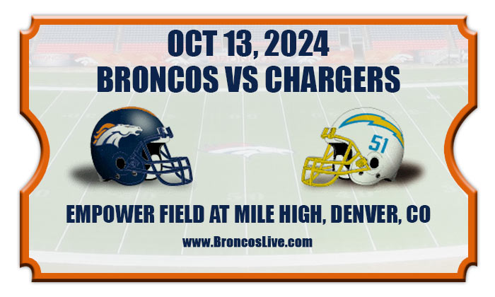 2024 Broncos Vs Chargers