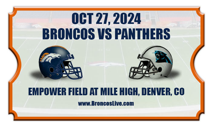 2024 Broncos Vs Panthers