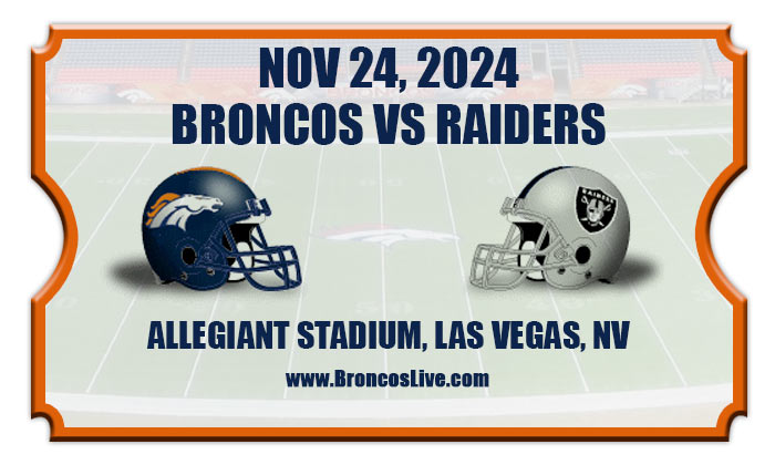 2024 Broncos Vs Raiders2