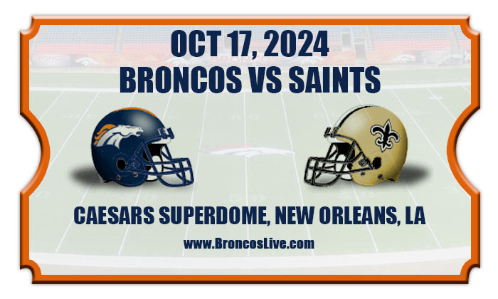 2024 Broncos Vs Saints