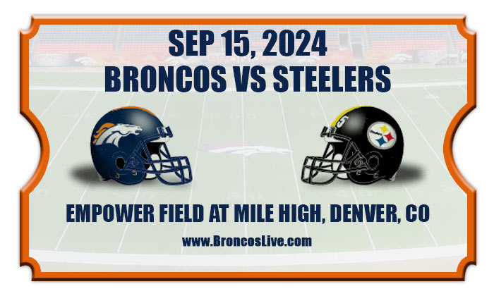 2024 Broncos Vs Steelers