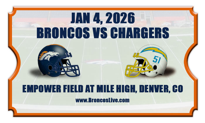 2025 Broncos Vs Chargers