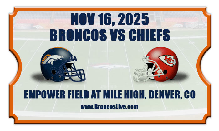 2025 Broncos Vs Chiefs