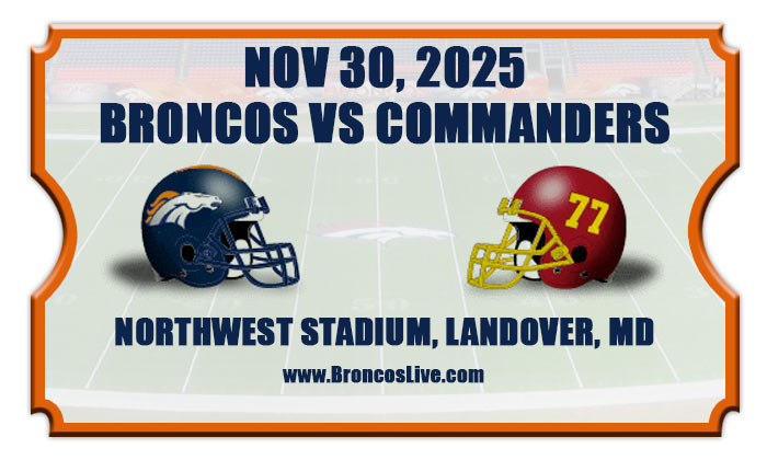 2025 Broncos Vs Commanders