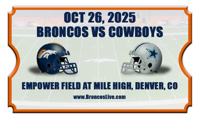 2025 Broncos Vs Cowboys