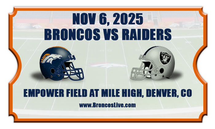 2025 Broncos Vs Raiders