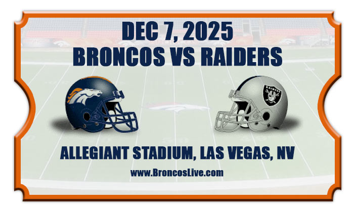 2025 Broncos Vs Raiders