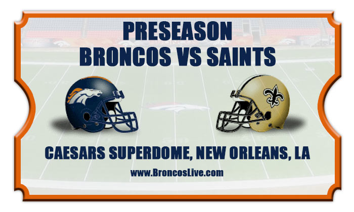 2025 Broncos Vs Saints