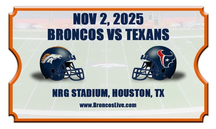 2025 Broncos Vs Texans